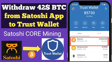 How to withdraw BTC to Trust Wallet from Satoshi BTCs Mining | Satoshi CORE Mining