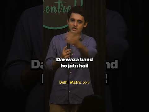 Delhi Metro is my favourite OTT #standupcomedy #standup #delhimetro