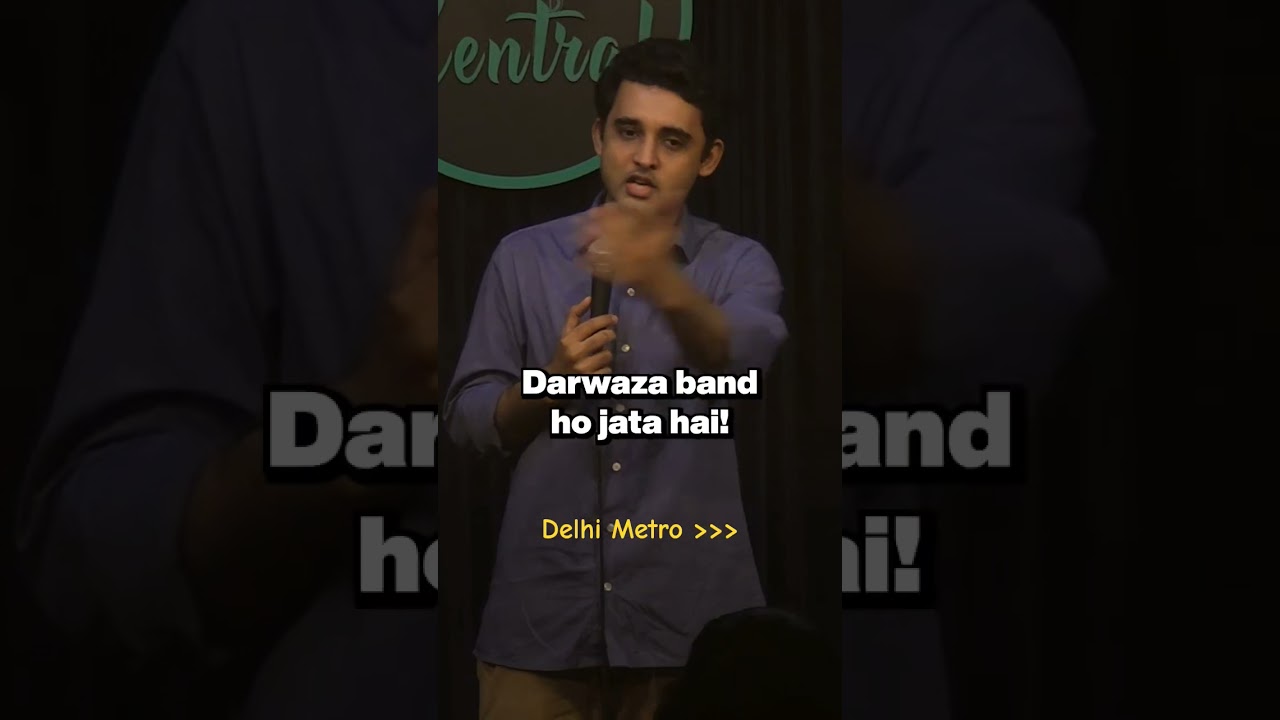 Delhi Metro is my favourite OTT #standupcomedy #standup #delhimetro