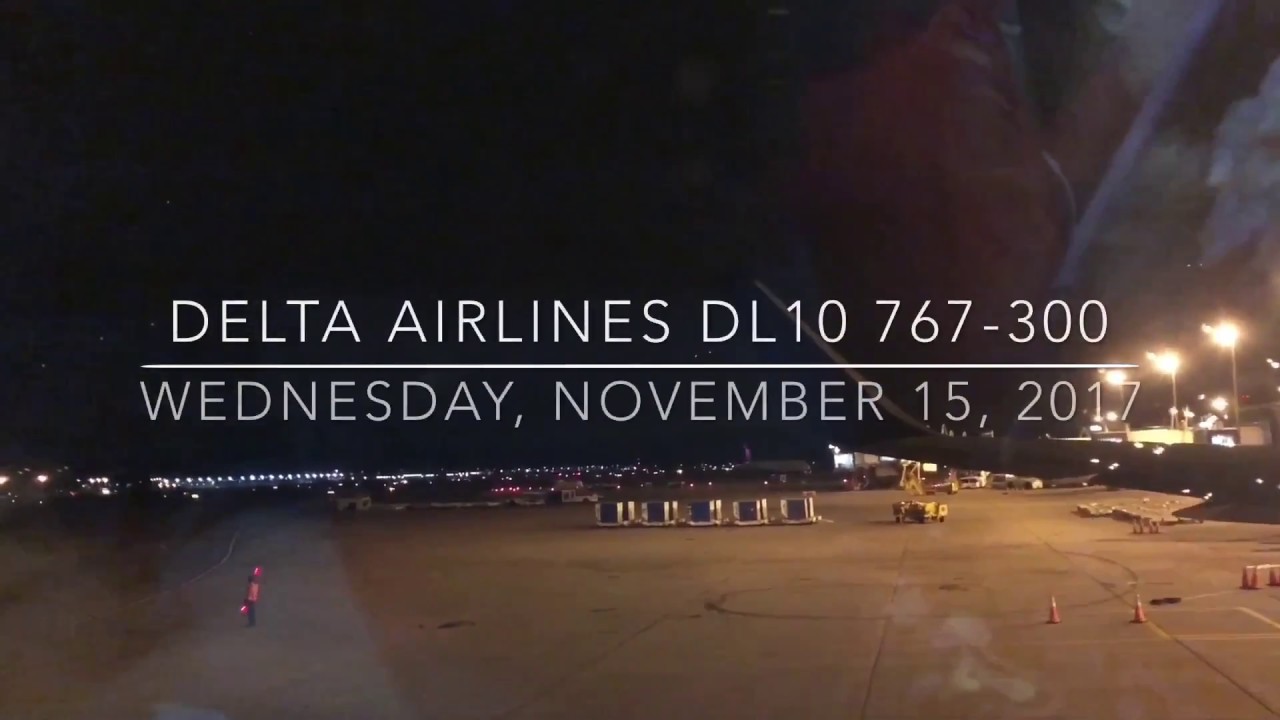 TRIP REPORT | Delta 767-300 DL10 from Minneapolis/St Paul to London Heathrow - MSP to LHR - YouTube