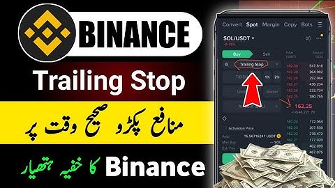 How To Use Trailing Stop In Spot Trading Binance | binance trailing stop spot trading