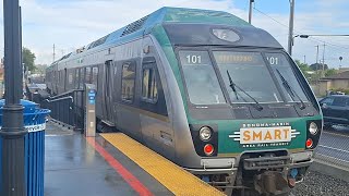SMART: Northbound Windsor Train #12 ride from San Rafael to Petaluma Downtown