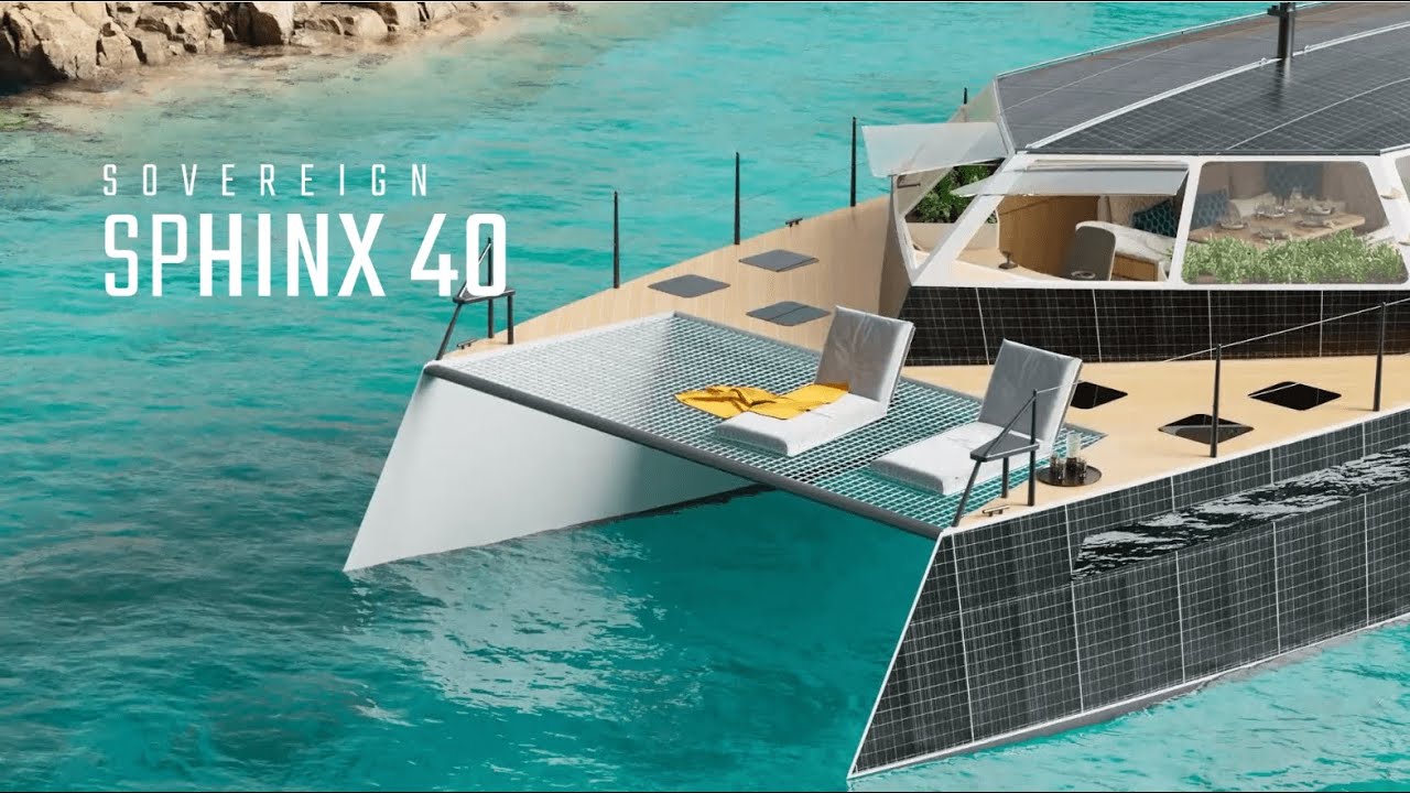 Meet Our Solar-Electric Catamaran, The Sovereign Sphinx 40 - 40 Feet of Self-Sufficiency