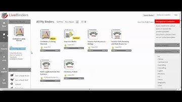 Livebinders Tutorial part 5: Change color for background and tabs, provide link