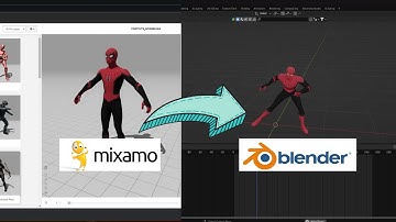 Rig and animate Spiderman using Mixamo and Blender | Blender tutorial - Animate any character