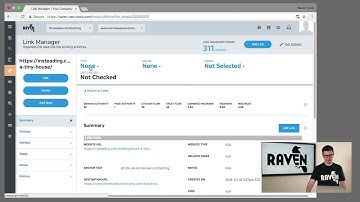 Raven Tools How to Use Link Manager for Automated Link Building