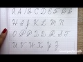 Tutorial Caligrafía Cursiva Mayúscula Paso a Paso