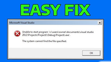 How To Fix The System Cannot find the File Specified Error