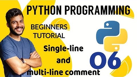 Python Comment: single-line and multi-line comments @programmingwithsalamiabdullahi