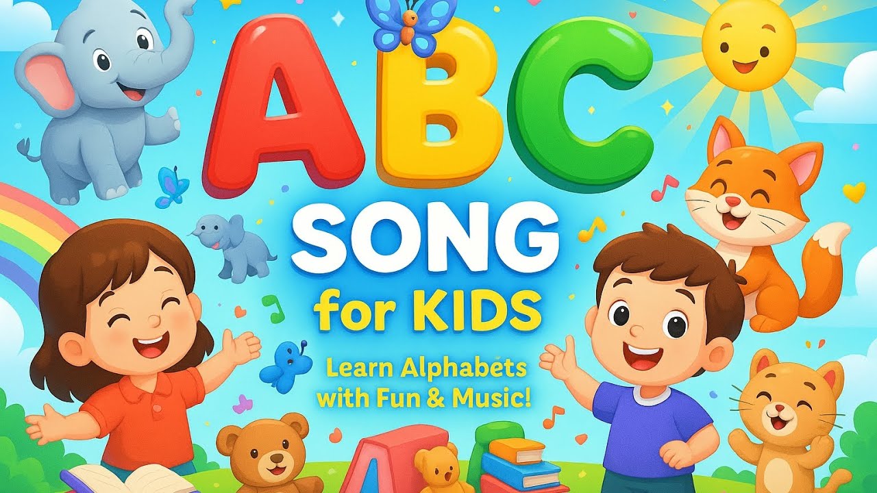ABC Song for Kids | Learn Alphabets with Fun & Music 🎶 | A to Z Nursery ...