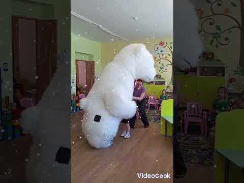 Белый Мишутка Умка поздравил малышку Есению с Днём рождения!!! 😍🥰😘