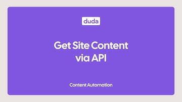 Get Site Content via API