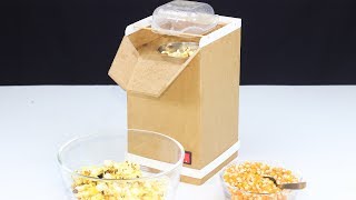 How to Make Electric Popcorn Maker From Cardboard At Home