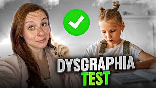 Dysgraphia Test. What are the Symptoms? 😥