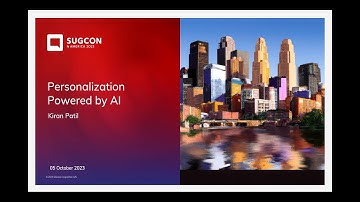 Personalization Powered by AI | SUGCON NA-2023