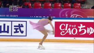 2017 GP France Tursynbaeva, Elizabet FS KAZ OC