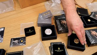 A Table Full Of Collectable Coins!