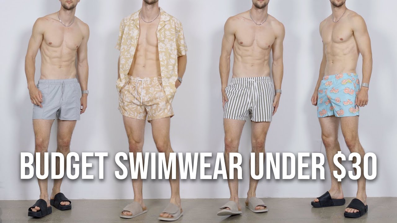 Men's Swimwear Haul Under $30 | Budget Summer Swim Trends