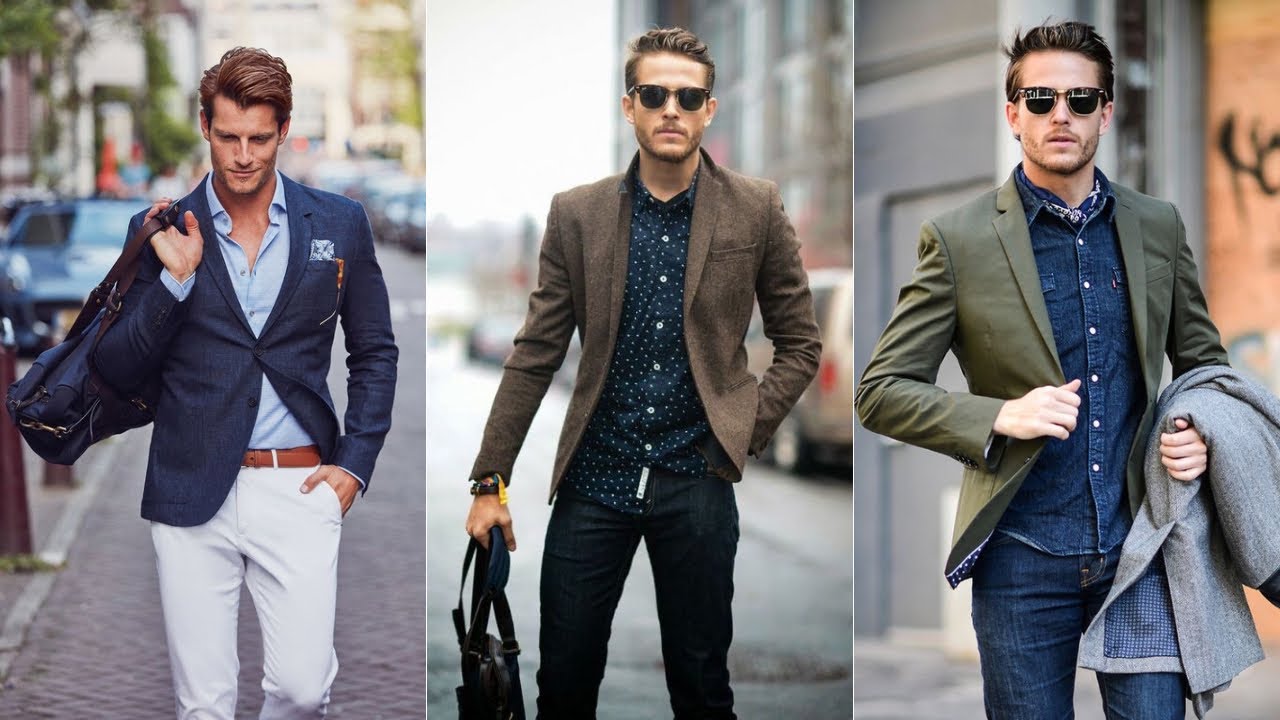 Man Casual Blazer | Casual & Business Outfit wear | Men's Almari - YouTube