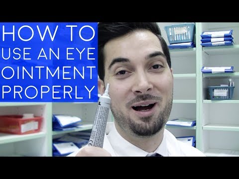 How To Use Eye Ointment | How To Apply Ointment To The Eyes | How To Administer An Eye Ointment