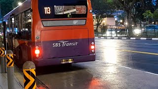 SBS8877K(SWDEP 73) On Service 113 At Upper Serangoon Road Kovan Station Exit B