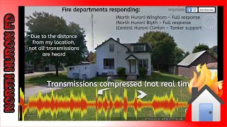 Second Londesborough House Fire In Two Days (FD Audio Only)