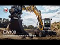 Ew100  the wheeled excavator of a new era