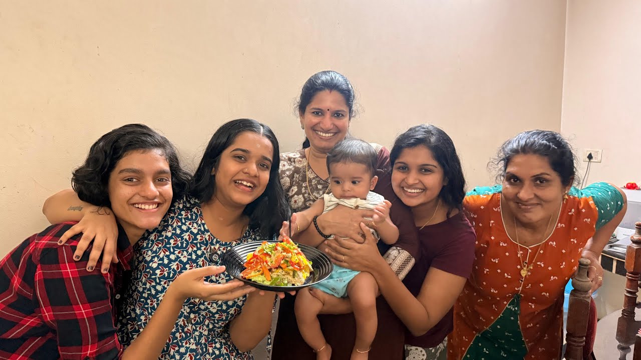DAY IN MY LIFE WITH 6 MONTH OLD |  NANDHANA CHANDRA #newmom #dayinmylife 