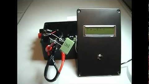 Measuring capacitor (C) with LCFesR meter