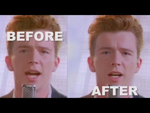 AI has remastered Rick Astley's 'Never Gonna Give You Up' in