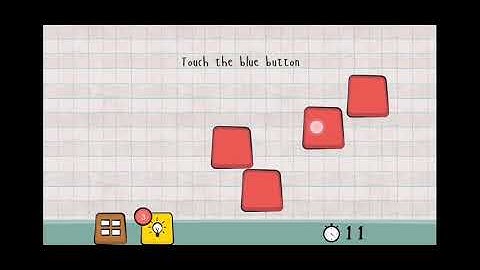 Logic Master 1 - Mind Twist Level 36 Solution | Touch the blue button