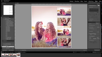 Print module using templates for lightroom
