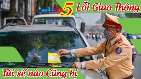 Những Lỗi Giao Thông Tài Mới Thường Gặp