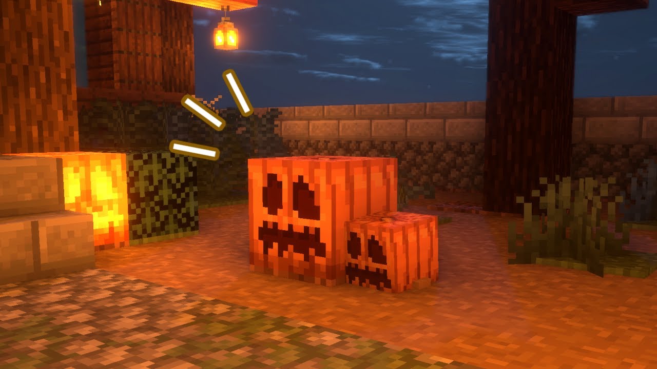 マイクラ ジャックオーランタンの作り方 How To Make A Jack O Lantern Minecraft Helloween Youtube