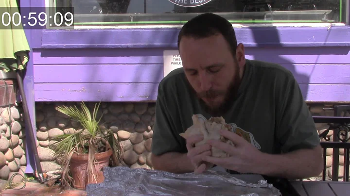 5 Pound "Burritozilla" eaten in under 2 min