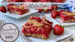 Strawberry Rhubarb Bars - Delicious Gluten Free Dessert Recipe