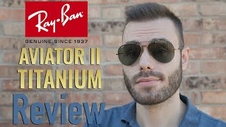 RayBan Aviator II Titanium Japan Review