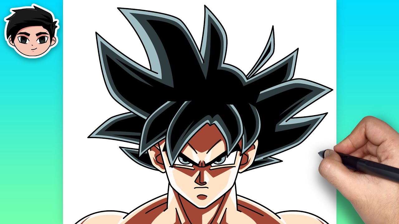 Como Desenhar GOKU Ultra Instinct (Dragon Ball)