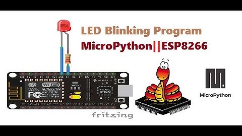 LED BLINKING PROGRAM || MICROPYTHON || ESP8266 || NODEMCU || #MicroPython #ESP8266 #NodeMCU