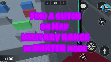 Block Strike glitch on map military range in hunter mode #SUPER_JUMPERS