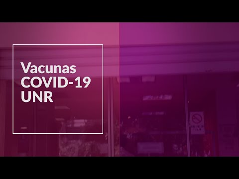 Centro de vacunación contra el COVID-19 en la UNR