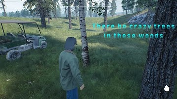 Ranch Simulator game (Crazy Trees) Cutting trees (short)