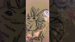 Magic Field Mouse Tattoo 🐭🐸🍄🌸#art #tattoo #finelines #3rl #dragonhawk #ytshorts #shorts #artist