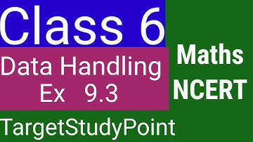 Data Handling class 6 Maths NCERT Chapter 9 Ex 9.3 SOLUTIONS by Archana Chauhan