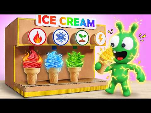 Pea Pea and the Elemental Ice Cream Machine 🍦🔥❄️ Magic Flavors for Kids
