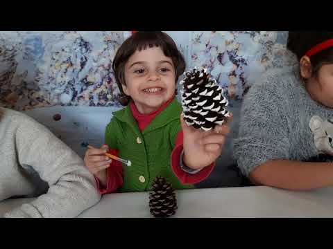 საახალწლო მორთულობები, გირჩების მორთვა.ako and princesses