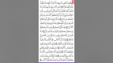 ختام سورة إبراهيم ص٢٦١ من آية 43- 25. تيسير الحفظ والمراجعة. Holy Quran.