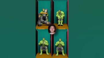 Crazy Green Hulk vs Squid game #shorts