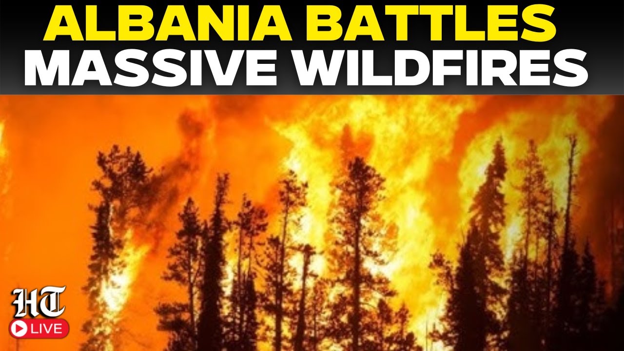 LIVE | Wildfires Surround Albanian Town | Unprecedented Wildfires Hit Delvina For The First Time LIVE | Wildfires Surround Albanian Town | Unprecedented Wildfires Hit Delvina For The First Time