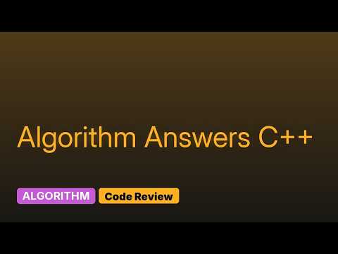 Code Review: Dijkstra's Algorithm C++ (2 Solutions!!)